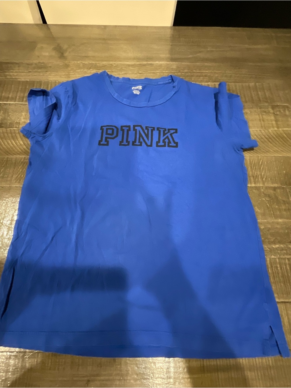 Victoria's Secret PINK Royal Blue Crewneck Shirt
